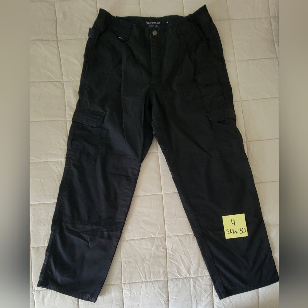 5.11 Tactical Pants, Black, Men's 34x30
